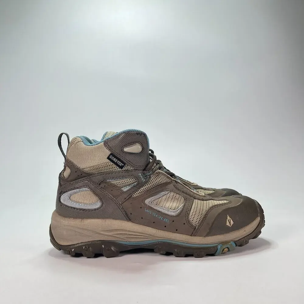 Vasque Gore-Tex Brown Blue Waterproof Outdoor Hiking Boots 7079 Women's Size 7M